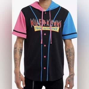 Hot Topic Black and Pink Killer Klowns Shirt